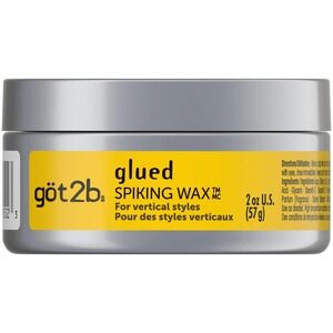 Got2b Glued Spiking Hair Wax Gel Vertical Styles Strong Holding Power 2 oz. NEW